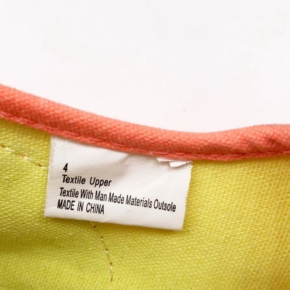 Cat & Jack neon orange sneakers for girls